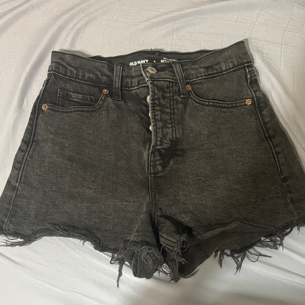 Old Navy Charcoal Jean Shorts